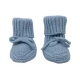 Lodger Knit Pantoffeln - 0-6 Monate - Blue Fogg