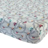 Bink Bedding Traffic Spannbettlaken 60 x 120 cm Grey