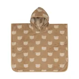 Jollein Jacquard Badeponcho - 2-seitig - Frottee - Teddy Bear