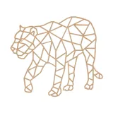 Casa Sentir Jaguar Wanddekoration - Medium - Natur