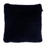 Overseas Rino Fur Kissen - 45 x 45 cm - Marineblau