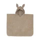 Jollein Badeponcho mit Ohren – Frottee - Milky Coffee