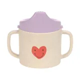 Lässig Schnabeltasse - Happy Rascals - Heart Lavender