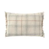 Lorena Canals Dekokissen – Handgewebt – Blue Sage – 25x40 cm