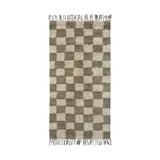 Ferm Living Teppich - Elm Green/Warm Sand