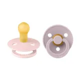 BiBs Schnuller Blossom / Dusky Lilac 0-6 Monate 2 Stück