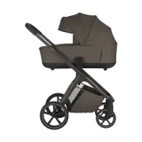Easywalker Zoey Kinderwagen Bundle - Chestnut Brown | Dubatti by Römer Baby-Safe Pro - Pitch Black