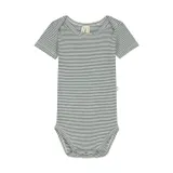 Gray Label Strampelanzug- Größe 0-3 Mte - Blue Grey/Cream