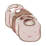 Jollein Wasserdichte Jersey-Lätzchen - Miffy Moments - 5er-Pack - Silk Rose