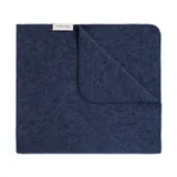 Baby's Only Meadow Newborn Decke - 65 x 75 cm - Merino Brushed - Jeans