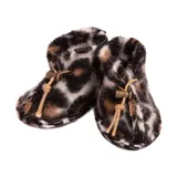 Alwero Emo Babyhausschuhe - 0-6 Monate - Leopard