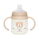 Suavinex Becher mit Griffen - Wild & Free - 150ml - Braun Glow In The Dark