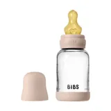 BIBS Flasche - Slow Flow - 120 ml - Glas/Latex - Blush