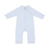 Klein Baby Strampler ohne Füßchen - Größe 50 - Baby Blue