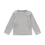 Noppies Langarmshirt Stripe - Größe 68 - Stormy Weather