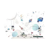 Annet Weelink Design Into The Galaxy Matte Tapete - 300 x 280 cm - Light