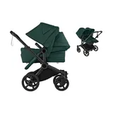 Bugaboo Donkey 6 Duo Kinderwagen - Renew - Black/Fern Green