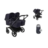 Bugaboo Donkey 6 Zwillingskinderwagen - Essentiële Bundel – Deep Indigo