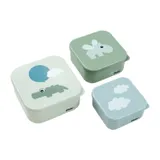Done By Deer Happy Clouds Snackbox Green 3 Stück 
