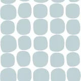 Estahome Graphisches Motiv III – 0,53 x 10,05 m – Hellblau/ Weiß