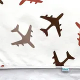 Bink Bedding Planes Babylaken Choco 75 x 100 cm