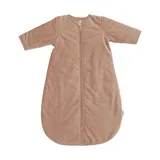 Jollein Schlafsack mit abnehmbaren Ärmeln – Rippstrick – 90 cm – Light Terra