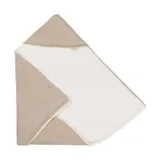 Bamboom Einschlagdecke mit Kapuze - 80x80 cm - Sand Melange