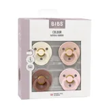 Bibs Colour Schnuller - 4er-Pack - Size 1 - Ivory/Blush/Woodchuck/Blossom