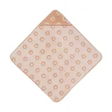 Jollein Jacquard Badecape - Frottee - 75x75 cm - Flower