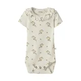 Lil’ Atelier Flower Babybody - Größe 68 - Coconut Milk