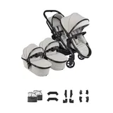 iCandy Peach 8 Zwillingskinderwagen - Taupe