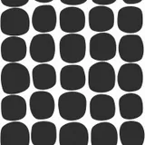 Estahome Graphisches Motiv III – 0,53 x 10,05 m – Schwarz/ Weiß