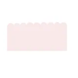 Groovy Magnets Magnetfolie mit Wellenrand – 58 x 120 cm – Hellrosa