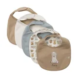 Jollein Wasserdichte Jersey-Lätzchen – 5er-Pack – Jollies