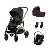 Cybex Gazelle S 3-in-1 Kinderwagen Set S - Taupe / Chocolate Brown