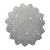 Lorena Canals Biscuit Kissen – Rund – Grau
