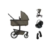 Joolz Day 5 Kinderwagen 3-in-1 - Hazel Brown | Joolz X Maxi-Cosi Pebble 360 Pro 2 Babyschale | Adaptern