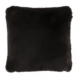 Overseas Rino Fur Kissen - 45 x 45 cm - Dark Taupe