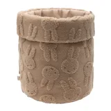 Jollein Aufbewahrungskorb Miffy Jacquard Teddy - Biscuit