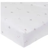 Nanami Bird Spannbettlaken - 40 x 80/90 cm - Weiß