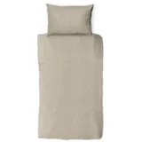 Town & Country Mousseline Bettbezug- 140 x 220 cm - Sand