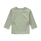 Noppies Langarm Wickelshirt – Größe 74 – Iceberg Green