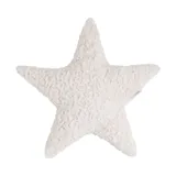 Baby's Only Kissen - Stern Teddy - Snow - Wollweiß