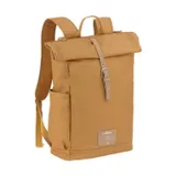Lässig Rolltop Wickelrucksack Curry