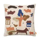 Ferm Living Village Kissen - Off-White