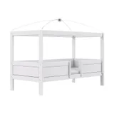 LIFETIME Kidsroom 4-in-1 Himmelbett – Premium-Lattenrost - Weiß