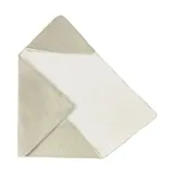 Bamboom Einschlagdecke mit Kapuze - 80x80 cm - Sage Olives