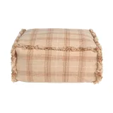 Lorena Canals Handgewebter Hocker – Rosa – 40×40×20 cm