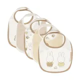 Jollein Lätzchen - Jersey Waterproof - 5 Stück - Miffy Family Farm