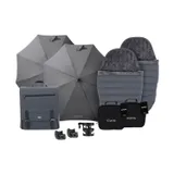 iCandy Doppel-/Zwillings-Zubehörset – Dark Grey